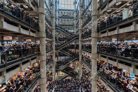 Armistice Commemoration Service Lloyds London Stockfotos Exklusiv Shutterstock