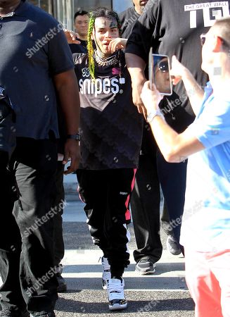 Tekashi 6ix9ine Out About Los Angeles Stockfotos Exklusiv Shutterstock