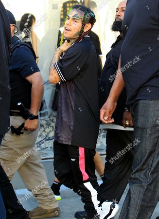 Tekashi 6ix9ine Out About Los Angeles Stockfotos Exklusiv Shutterstock